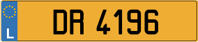 Truck License Plate